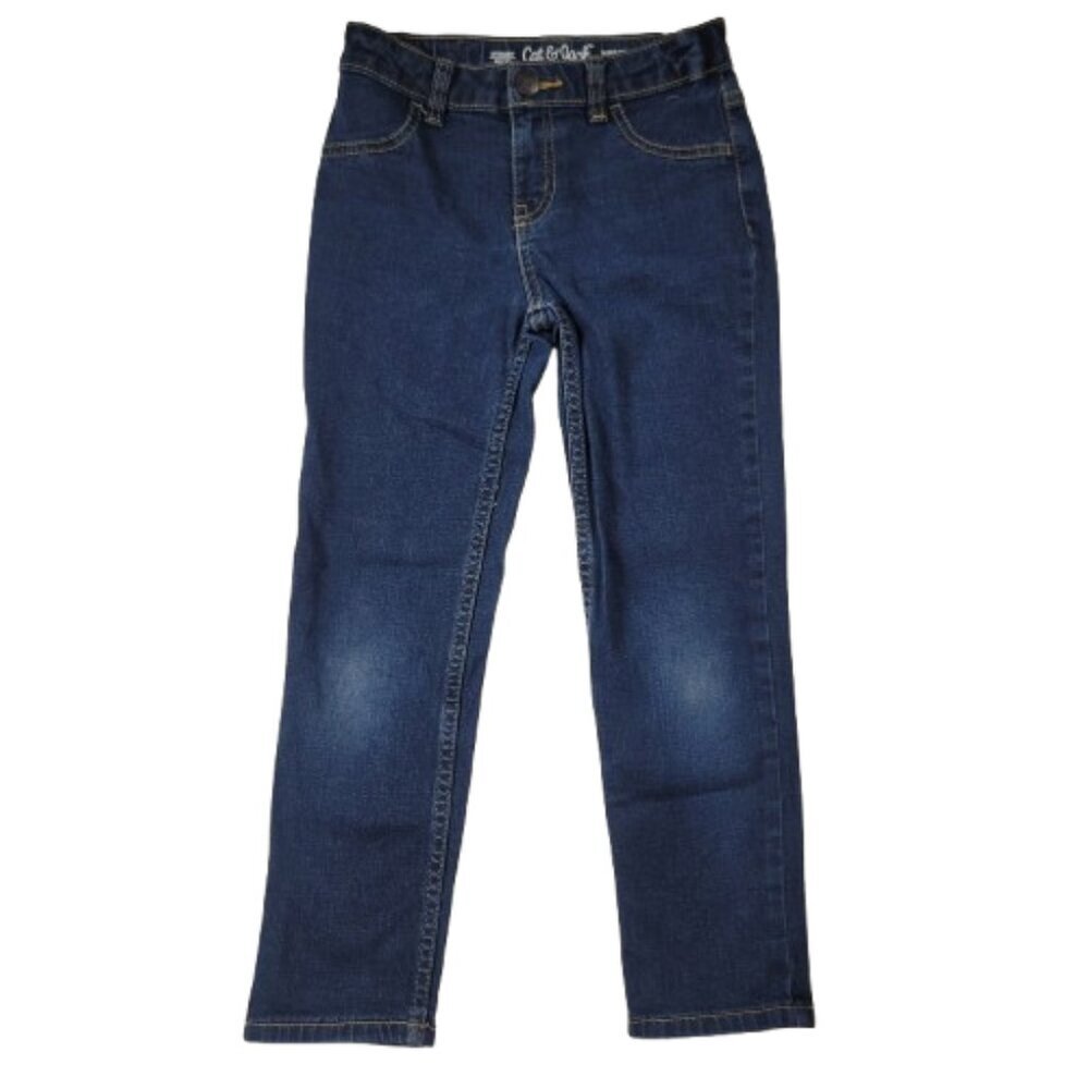 Cat & Jack Stretch Straight Jeans Girls Size 6